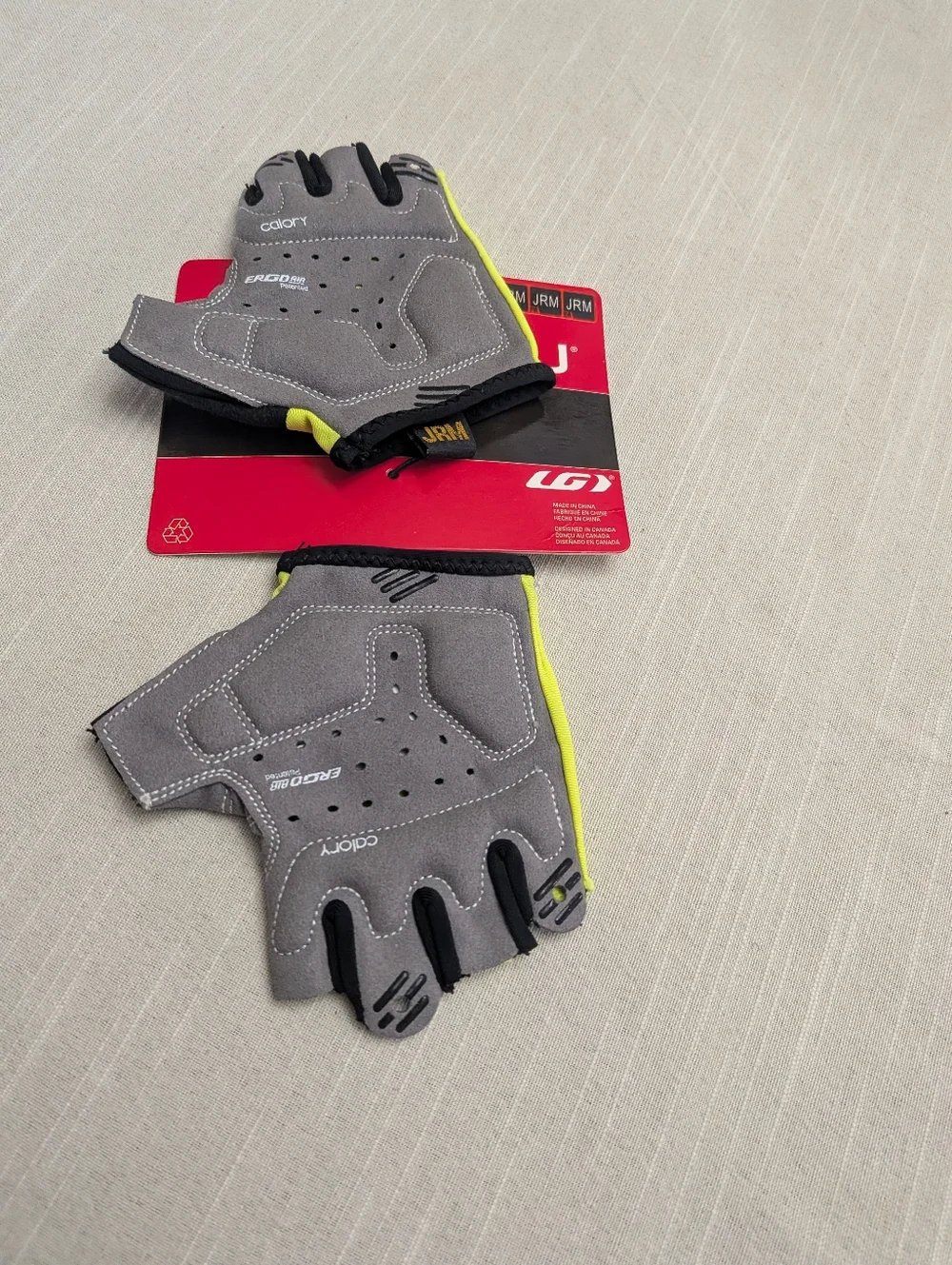 Garneau JR Calory Kids Cycling Gloves - Neon Yellow